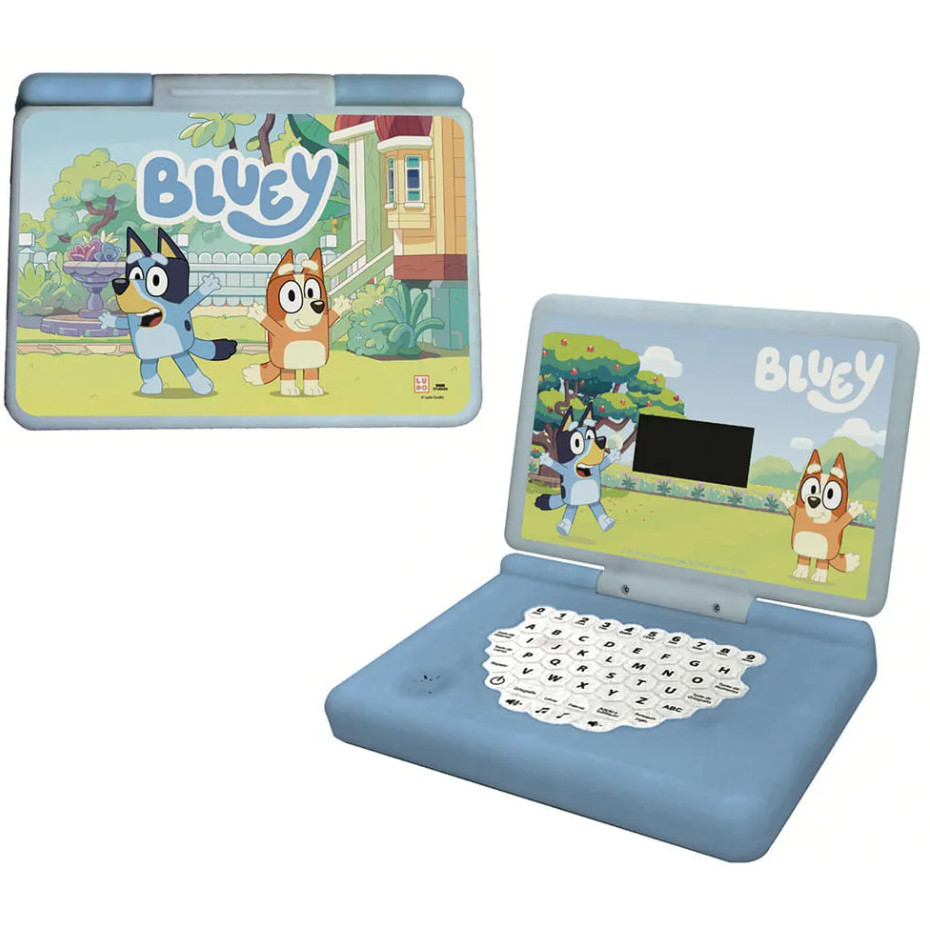 Brinquedo Infantil Laptop Minigame Notebook Bluey Bilingue Candide