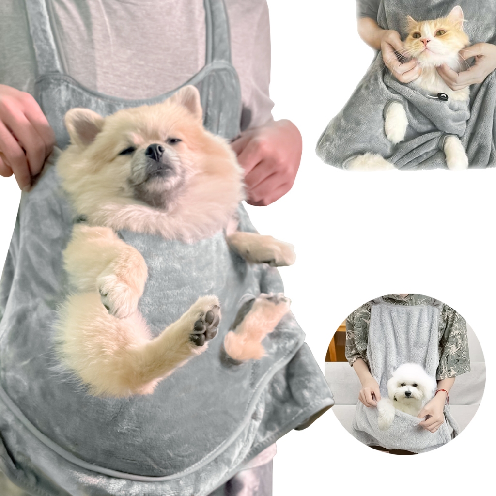 Bolsa Canguru Pet Mochila Transportar Gato Cachorro Sling Passeio