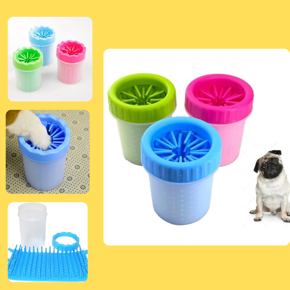 Lava Patas Copo Limpa Lava Limpador Portátil Passeio Cachorros Cães Gatos Pet Pequenos