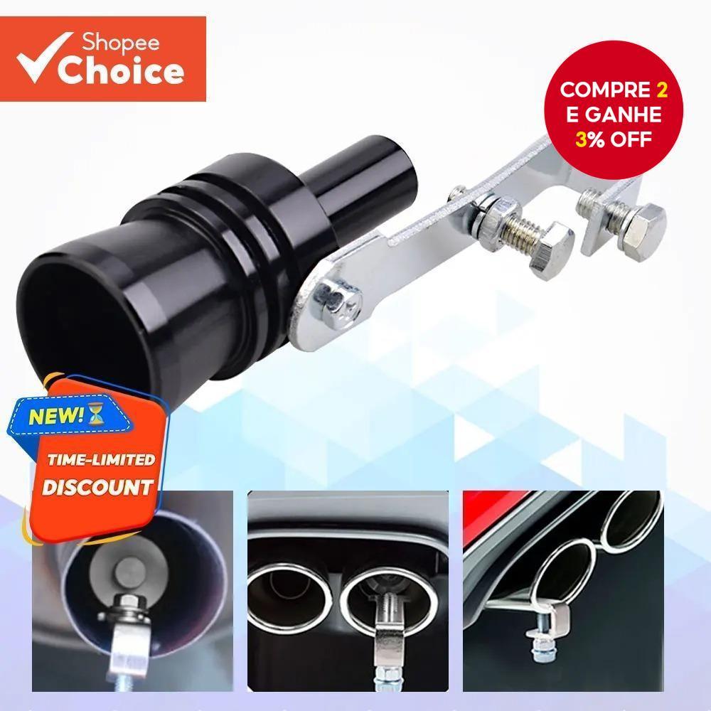 Dispositivo De Reequipamento De Veículo , Tubo De Escape , Apito De Som Turbo , Simulador Universal Para Carro