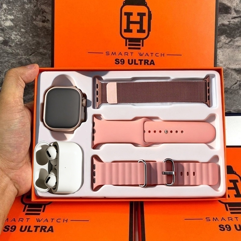 Conjunto 4 Em 1 Smartwatch + Fone De Ouvido Sem Fio i13 , Recepção De Mensagem , Lembrete De Chamada , Festival De Kit D