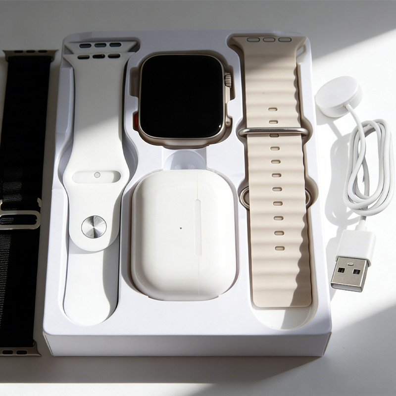 Smartwatch Com Conjunto De Fones De Ouvido i13 Venda Quente 3 Alças Chamada Bluetooth