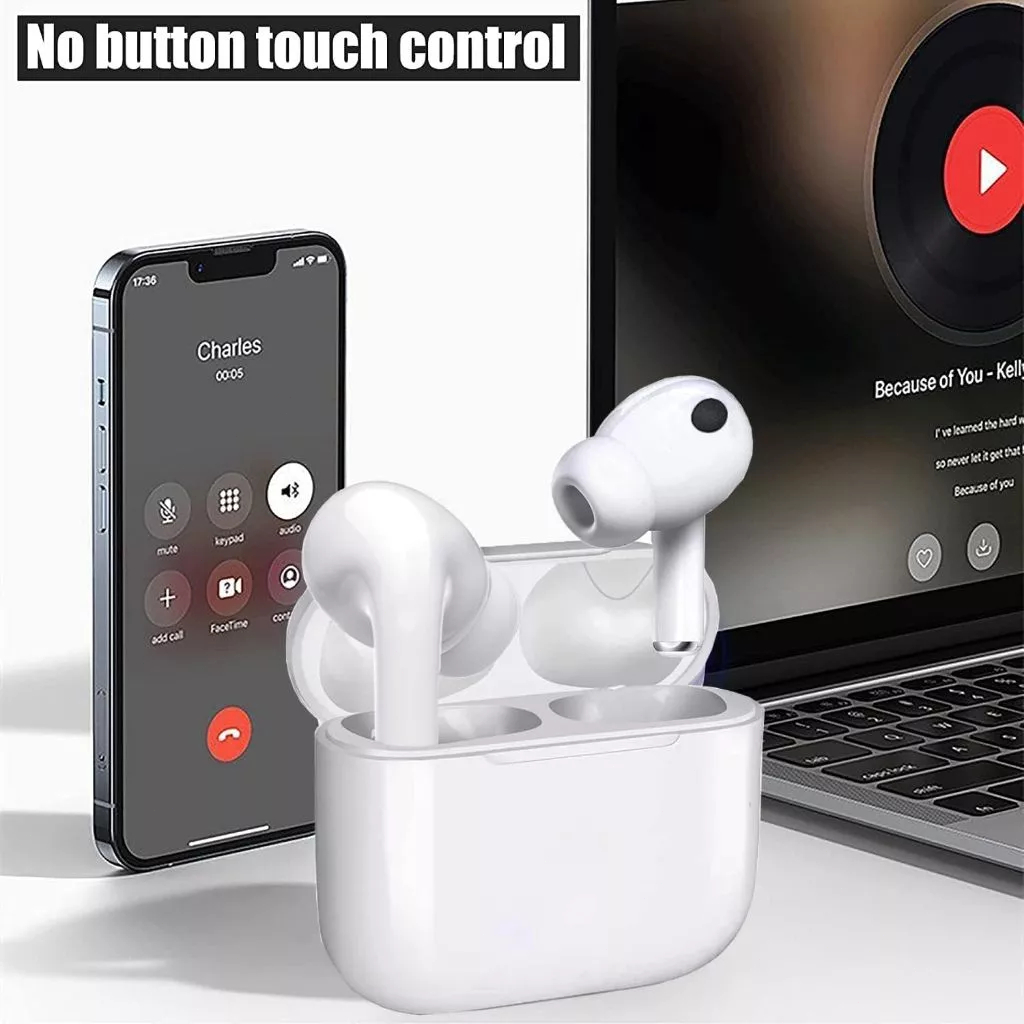 Conjunto de fone de ouvido sem fio, com microfone i13 Inpods 13 Pro Bluetooth 5.0 tela de toque estéreo