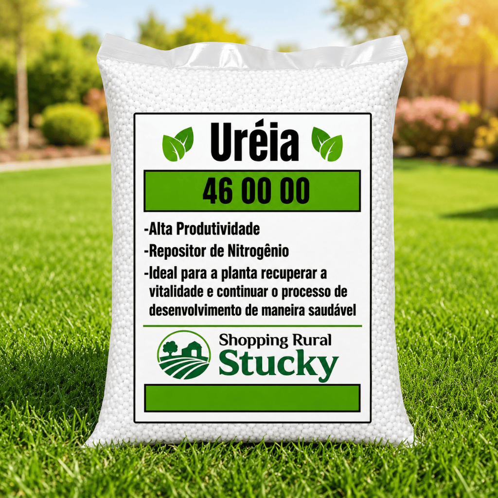Ureia Agrícola NPK 46-00-00 Alta Pureza  Adubo Fertilizante Nitrogênio Plantas Horta Jardim Gramado