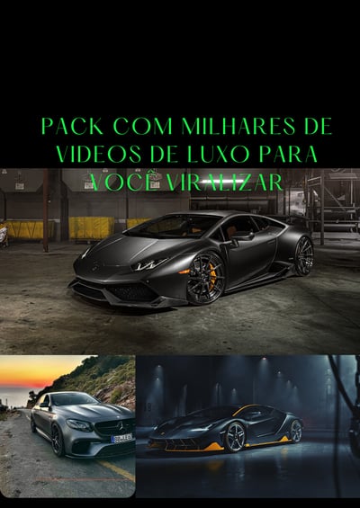 pack vídeos de luxo