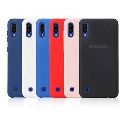Kit 2X1 Samsung Galaxy A10 / M10 - Capa Silicone Aveludada Colorida + Película Frontal em Vidro 3D