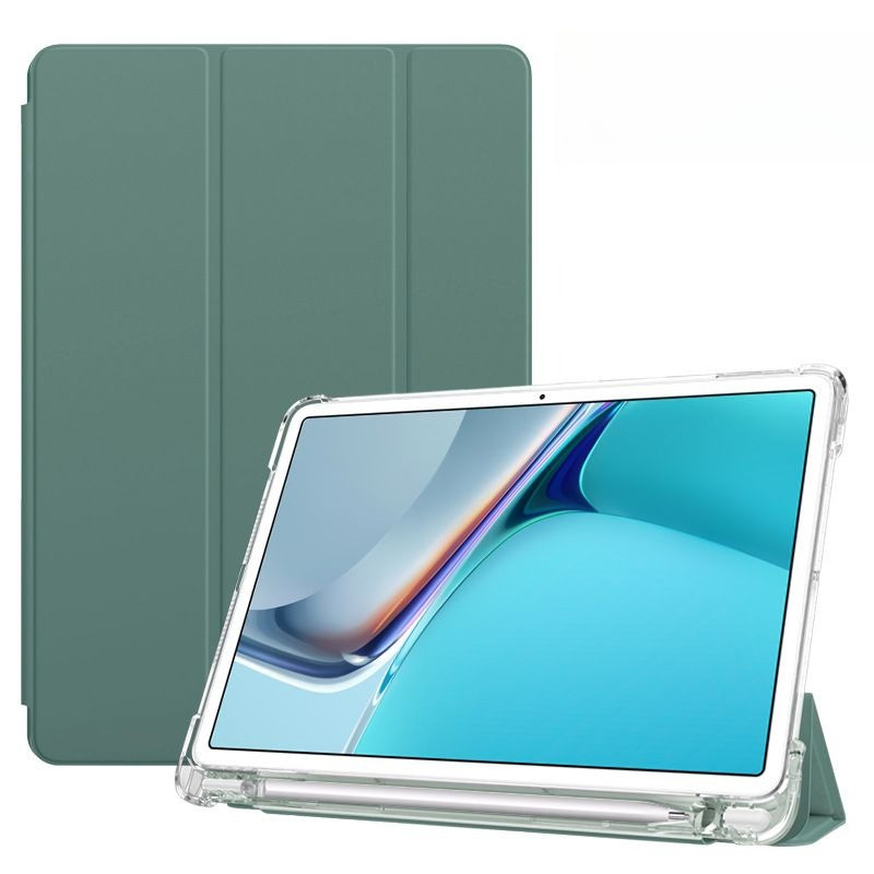 Capa Protetora Para Lenovo Idea Tab P12 Plus K11 K10 Pro Gen 2 De Silicone M11 M10 Suporte Tridobrável Tablet Fosco Tran