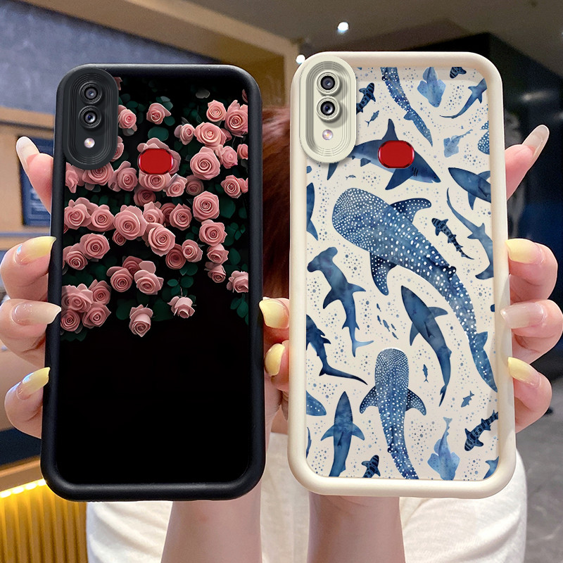 Capa À Prova De Choque Para Samsung Galaxy A10s M01s SM-A107F De Telefone A20 A30 A205 A305 M10S Traseira Protetora De S