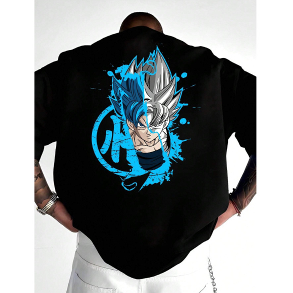 Camisa Streetwear Estampada Camiseta Algodão Confortável Desenho Pequeno Frente Moderna Atual