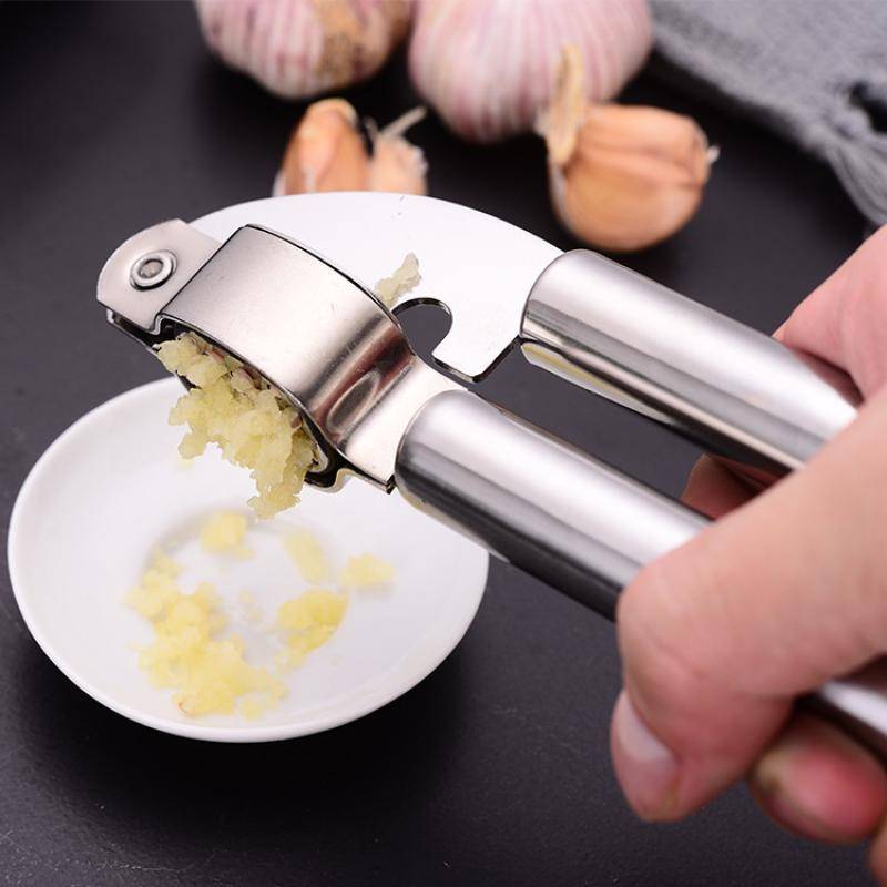 Capacidade Removível De Aço Inoxidável Imprensa Alho Triturador Cozinha Cozinhar Legumes Gengibre Espremedor Masher Hand