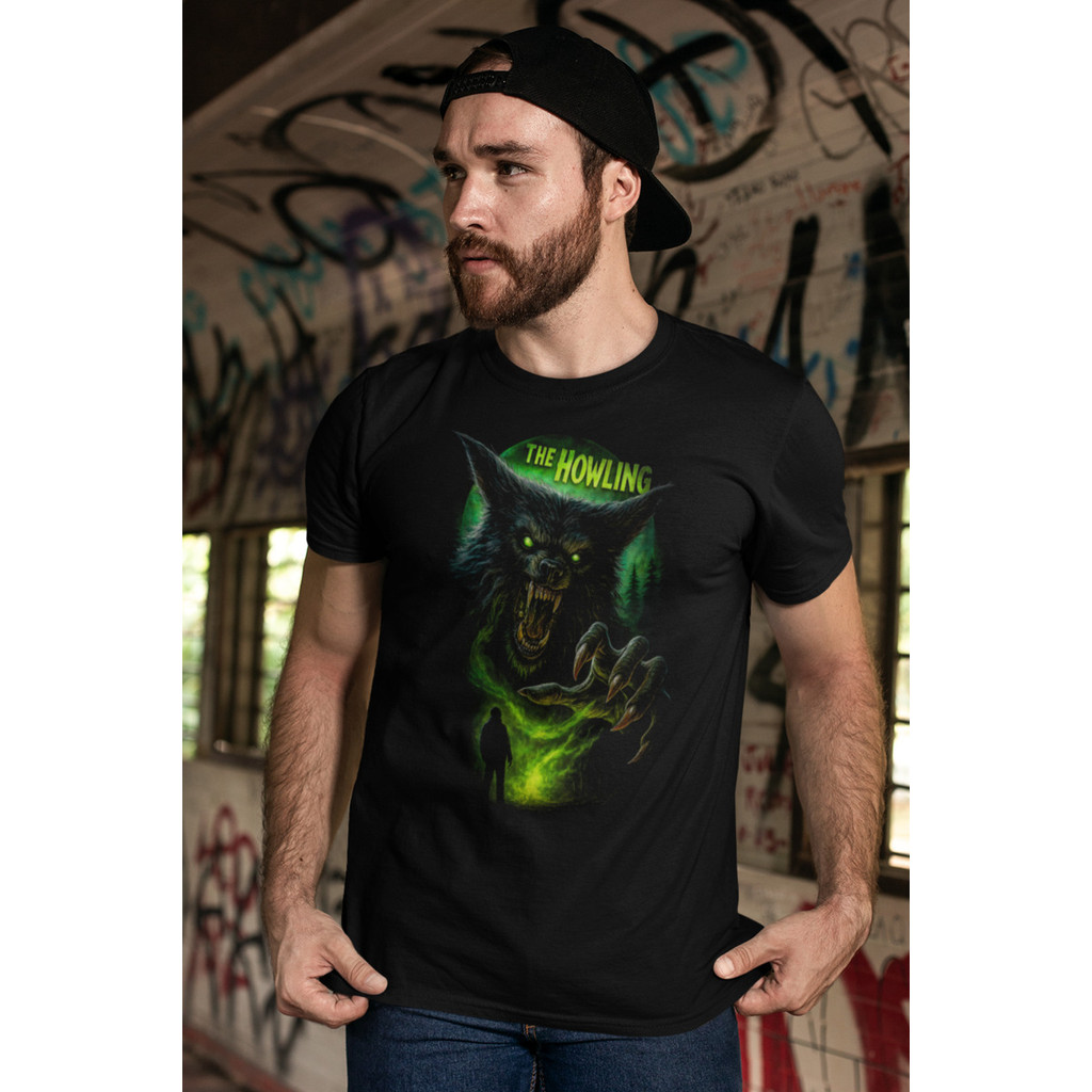 Camiseta Halloween Lobisomem Green Sombria Terror Dark Dtf