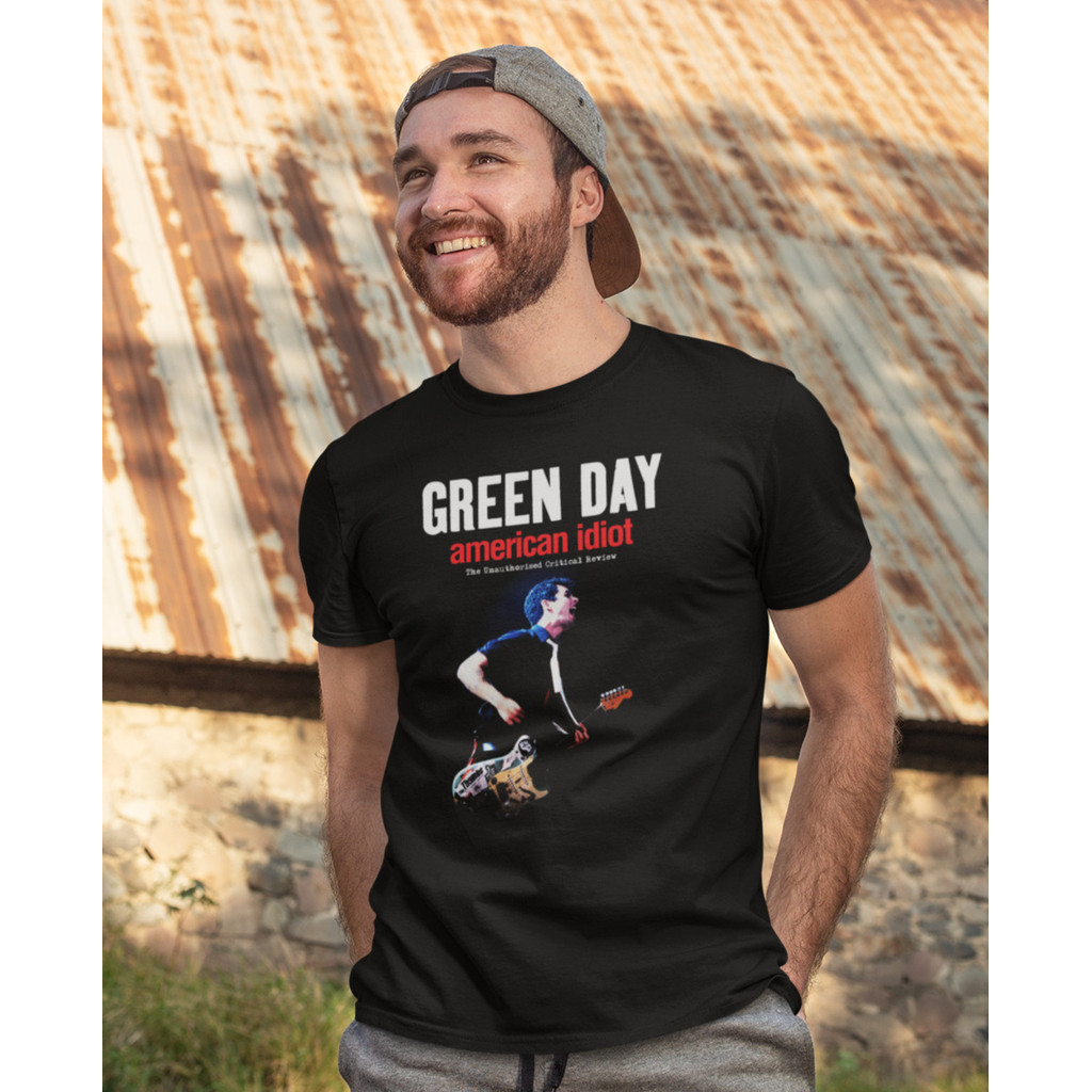 Camiseta Algodão Band Rock And Roll Green Day Amer  Dark Dtf