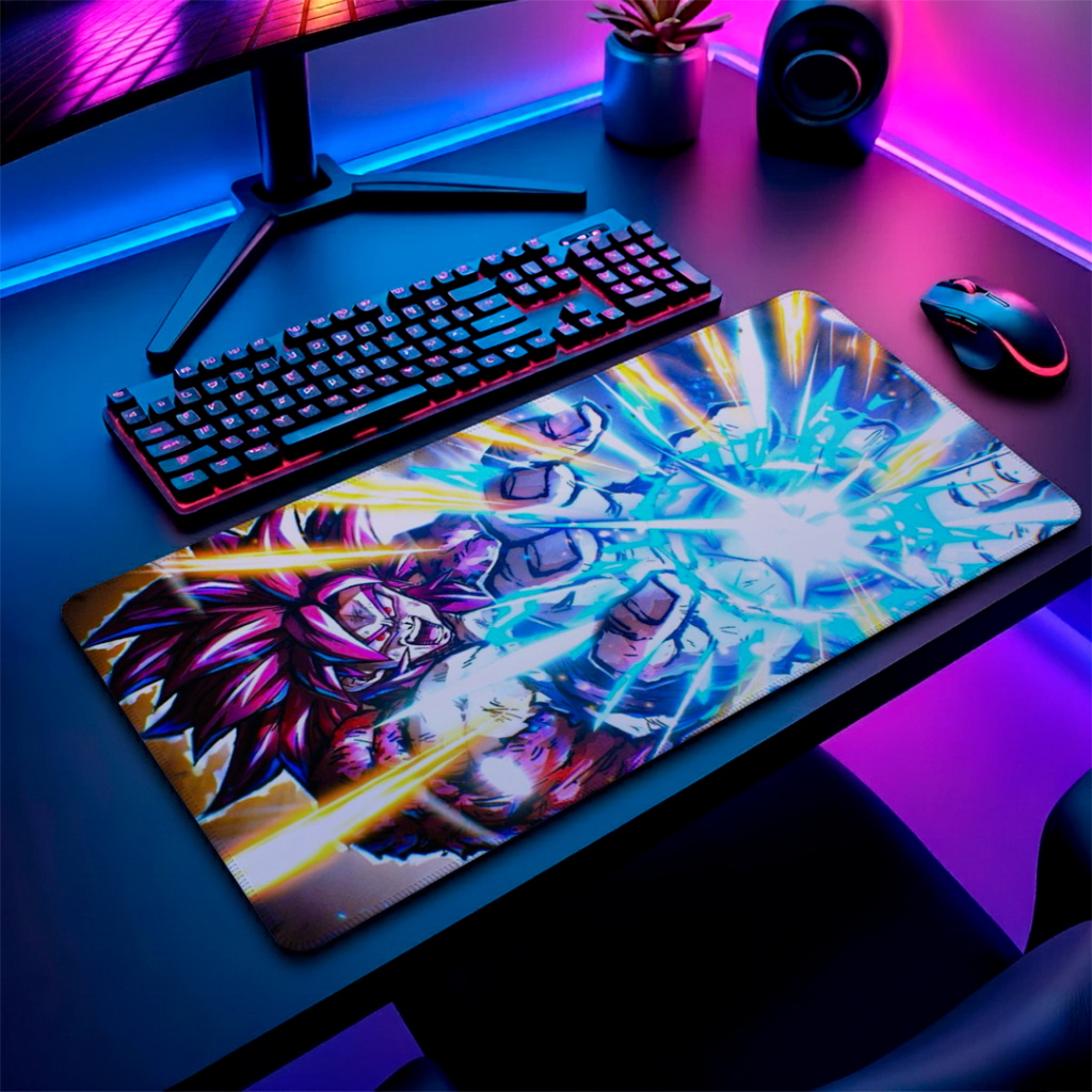 Mouse Pad Gamer Speed Extra Grande Arte Anime Japanese Style Borda Costurada Antiderrapante Impermeável Deskpad Setup