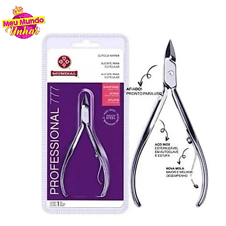 Alicate 777 Professional para Unhas e Cuticulas - Mundial