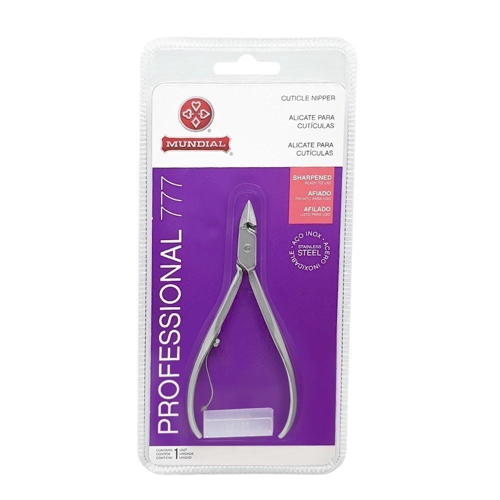 Alicate de Cutículas Mundial 777 Professional Premium Inox