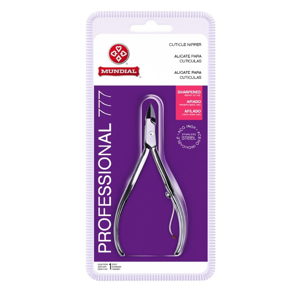 Alicate de Cutícula 777 Professional Aço Inox Mundial