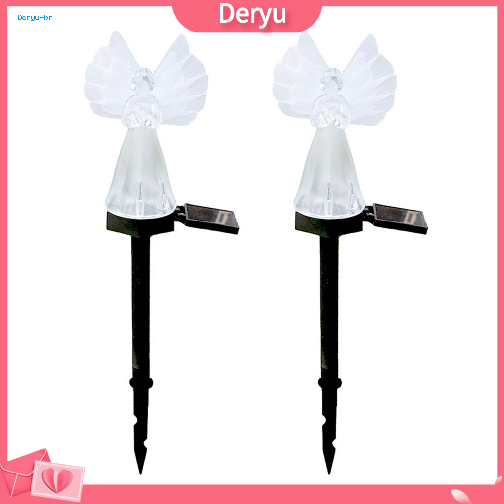 Outdoor Solar Angel Lights Garden Ornaments for Patio Light Led Waterproof Yard Stake Lamp Decorative Pathway Lawn for C