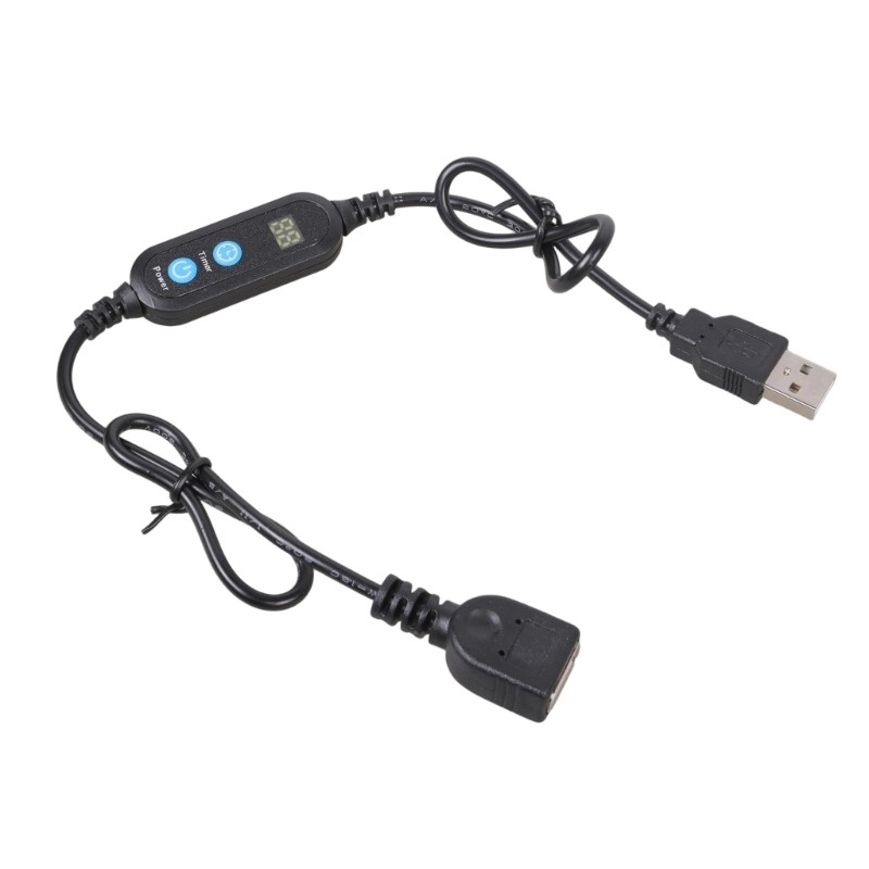 Ace Repetindo Temporizador Cabo De Extensão USB 24H Display Digital Economia De Energia Para Casa