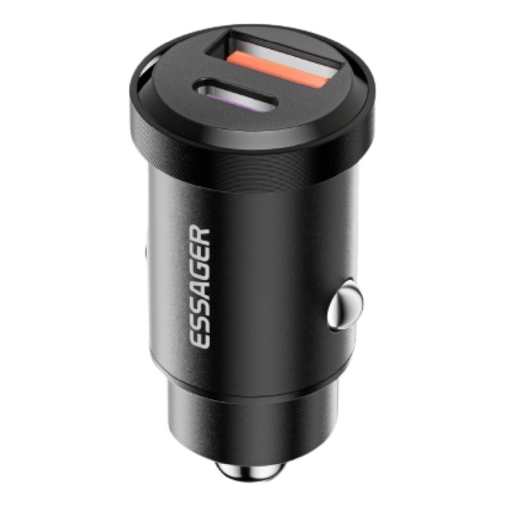 Carregador Veicular Turbo Ultra Rápido Essager 30w Usb C