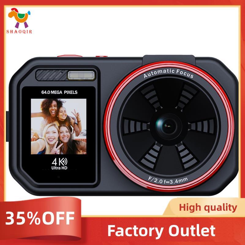 Câmera Digital Wi-Fi 4K UHD 18X Zoom Portátil Autofoco Estudante Filmadora 64MP Telescópio Monocular Cor A