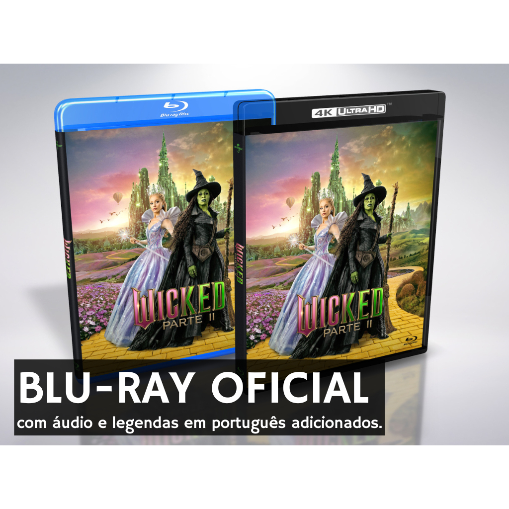 Blu-ray Oficial Wicked: Parte 2 (Custom - Com PT-BR)