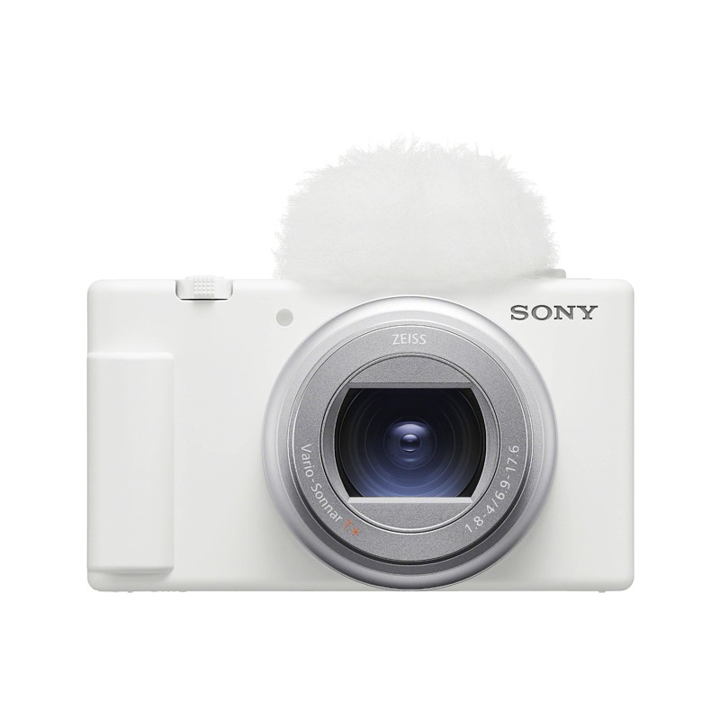 Câmera Digital Sony ZV-1 II 20.1MP 4K UHD com Lente 18-50mm f/1.8-4 para Vlog e Criadores de Conteúdo - Branca