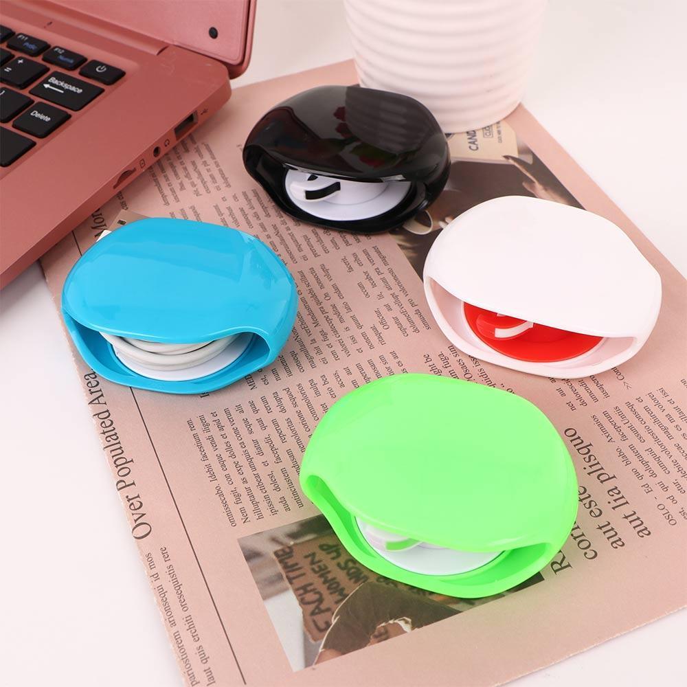 Organizador De Cabos Com Fechamento Automático , Portátil , Clipe De Cabo , Armazenamento De Fone De Ouvido , Linha De T