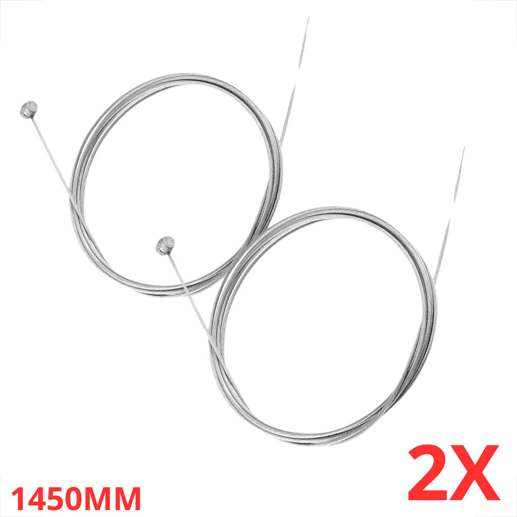 Par Cabo De Aço Para Freio Traseiro 1450mm X 1.5mm X 19 Fios