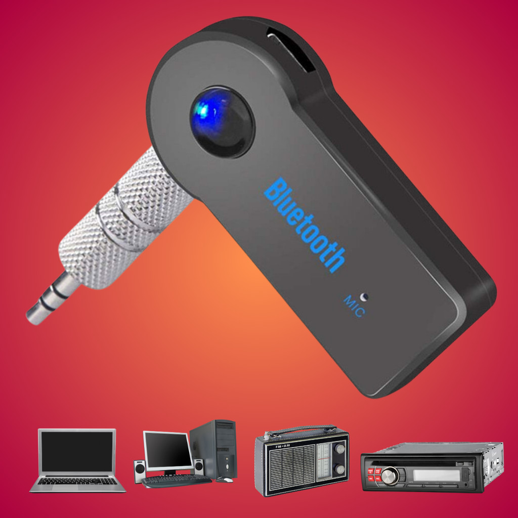 Adaptador Bluetooth P2 Música Som Carro Auxiliar 3.5mm Áudio Sem Fio