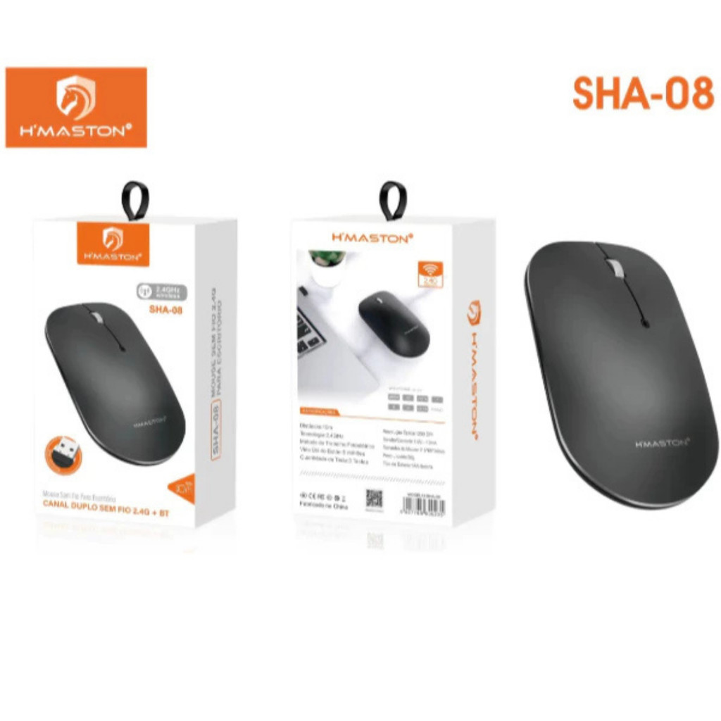 Mouse Sem-Fio 2.4G -H'MASTON SHA-08