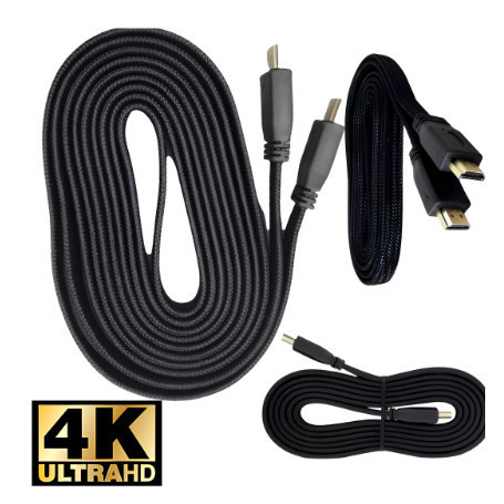 ️ Cabo HDMI-HDMI 1.8M B-MAX  Alta Qualidade Full HD 1080p