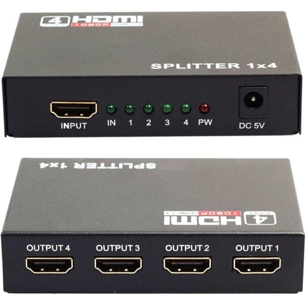 Divisor Hdmi 1x4 5-2400mhz, 3d, 1080p Tebera Alta Qualidade