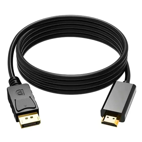 Cabo DisplayPort para HDMI 1.8M Full HD 1080p Alta Qualidade