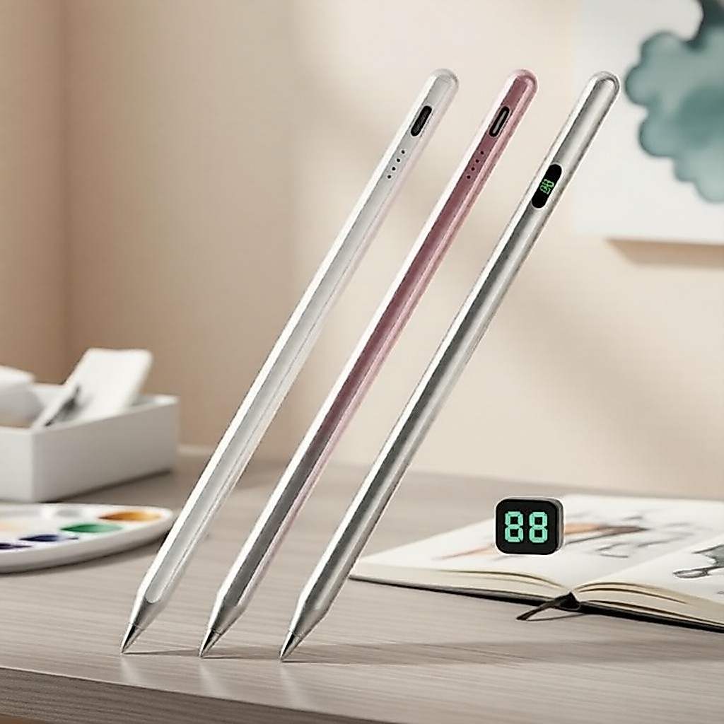 Caneta universal para iPad, Android e iOS, caneta capacitiva, caneta ativa para tablet Samsung e Apple Pencil, caneta de