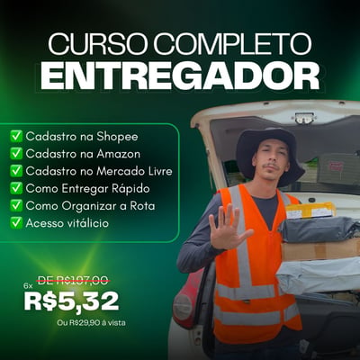 GANHE 6 MIL POR MÊS FAZENDO ENTREGAS!