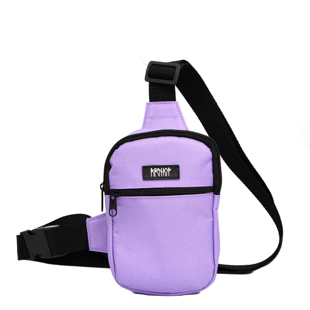 mini bag chest lilás shoulder bag