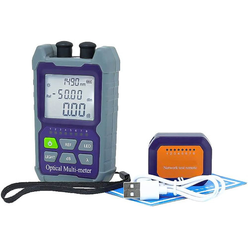 Testador De Cabo De Rede 3in1 Mini Power Meter Optico Vfl