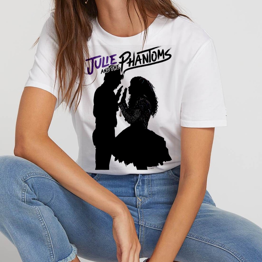 CAMISETA Julie And The Phantoms -  Camiseta Unissex E Baby Look 100% Poliéster