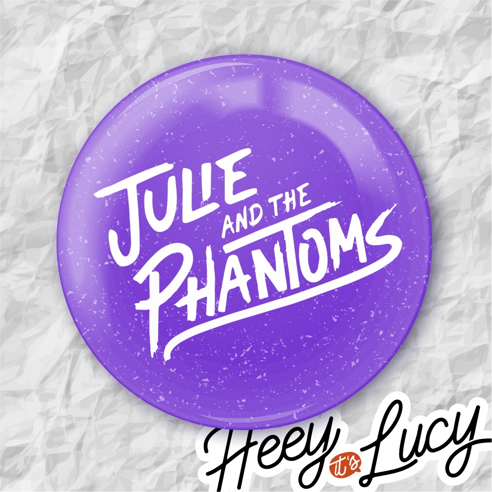 Botton Julie And The Phantoms - Broche Alfinete 3,8 ou 4,4 cm