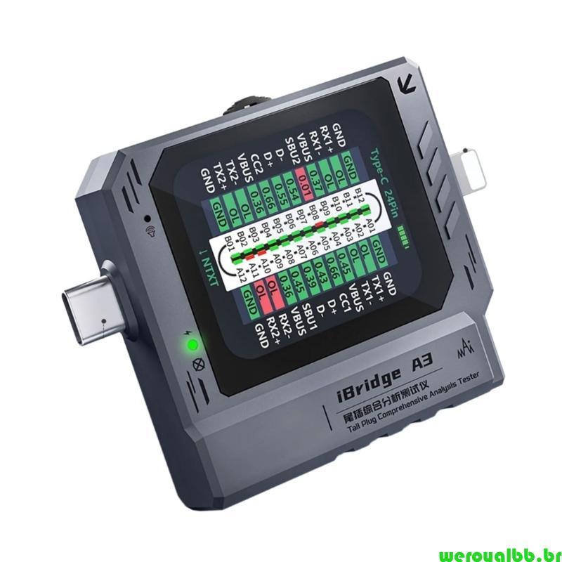 USB C Tester Comprehensive Phone Charging Tester For Current Voltage Detection