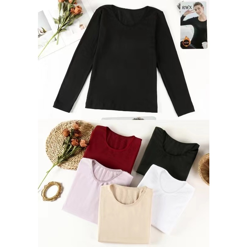 RWX VEST Blusa Térmica Frio Segunda Pele Manga Longa Forro Peluciado Inverno DT-004/DT-005