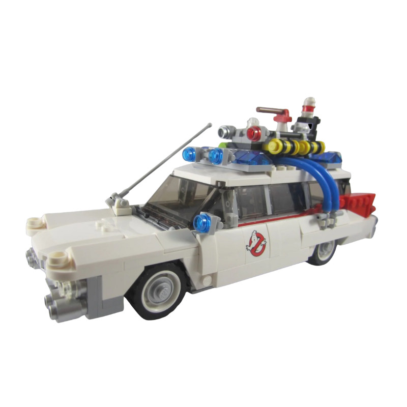 Cadillac Caça-Fantasmas ECTO-1 - 508 Peças Blocos de Montar Compatível Colecionador Pronta Entrega