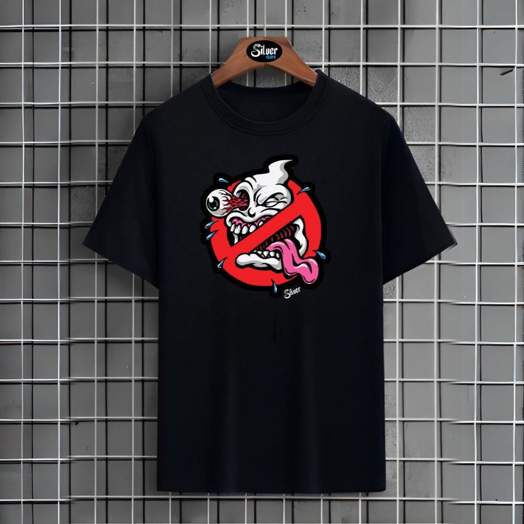Camiseta Ghost Block Fantasma Personalizada 100% Algodão T-Shirt Camisa Blusa Masculina Masculino Desenho Proibido