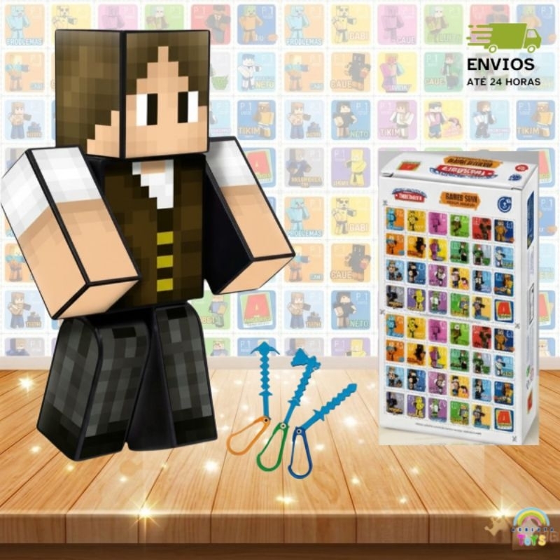 Boneco Jazz Ghost 25 cm Com 3 Chaveiros Ferramenta Gamer Skin Original
