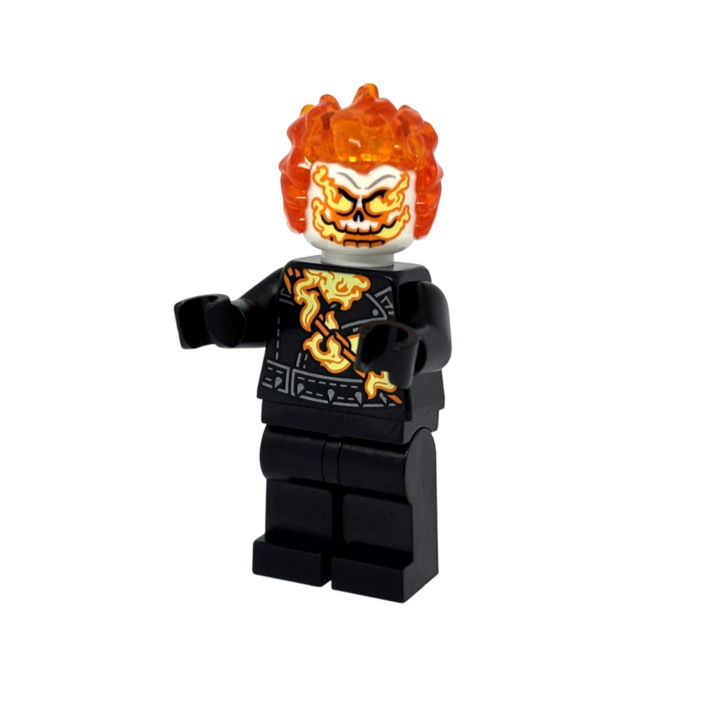 Lego Marvel Ghost Rider - Motoqueiro Fantasma - Minifigura Boneco Original