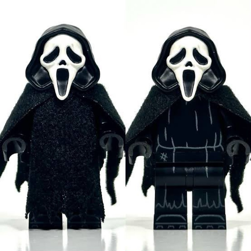 mini boneco estilo Lego ghost