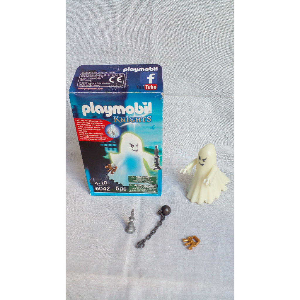 Playmobil Knights 6042 Fantasma do Castelo Com Led Multicolor - Usado
