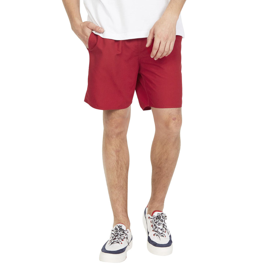 Short Aeropostale Masculino D'Água Swimwear Dark Logo Original Vermelha