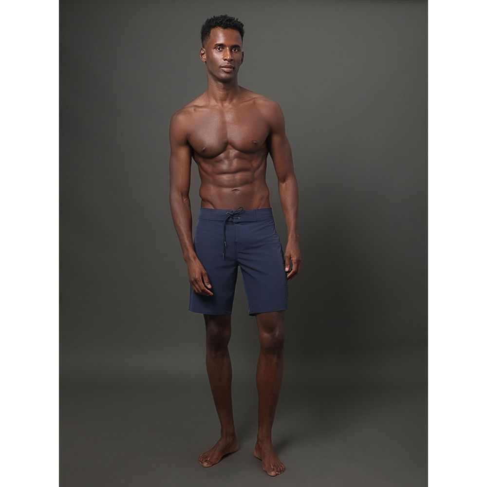 Bermuda D'Água Lisa Calvin Klein Swimwear - Marinho