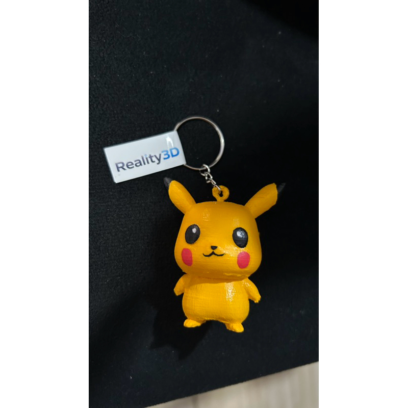Chaveiro Pikachu Pokémon - Impressão 3D 6cm - Anime Geek Nintendo